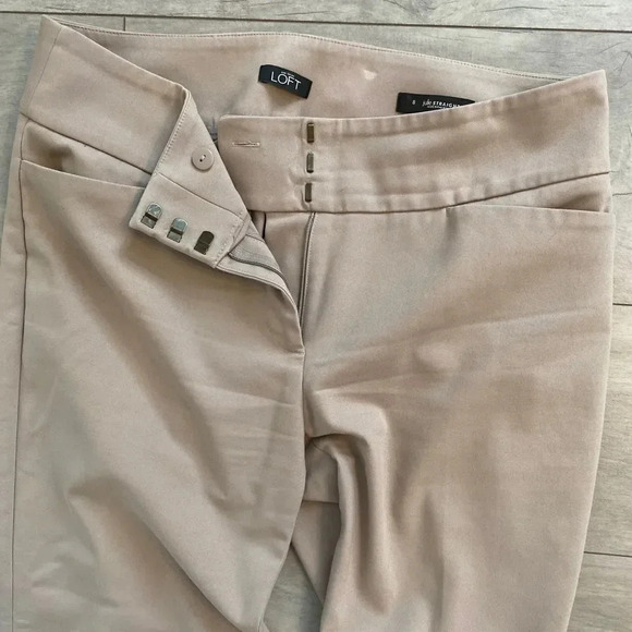 LOFT Julie Straight Ankle Pants, Size  8 - Picture 2 of 7